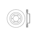 Disc Freno Del Izq Ranurad Perforado Toyota 4runner 2.7 2010