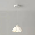 Lampara De Techo Kivs Fleur White Aplique Colgante Para Luz E27 Diseño Moderno P30) Blanco
