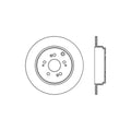 Disc Freno Tras Der Ranurado Perforado Honda Pilot 3.5 09-15